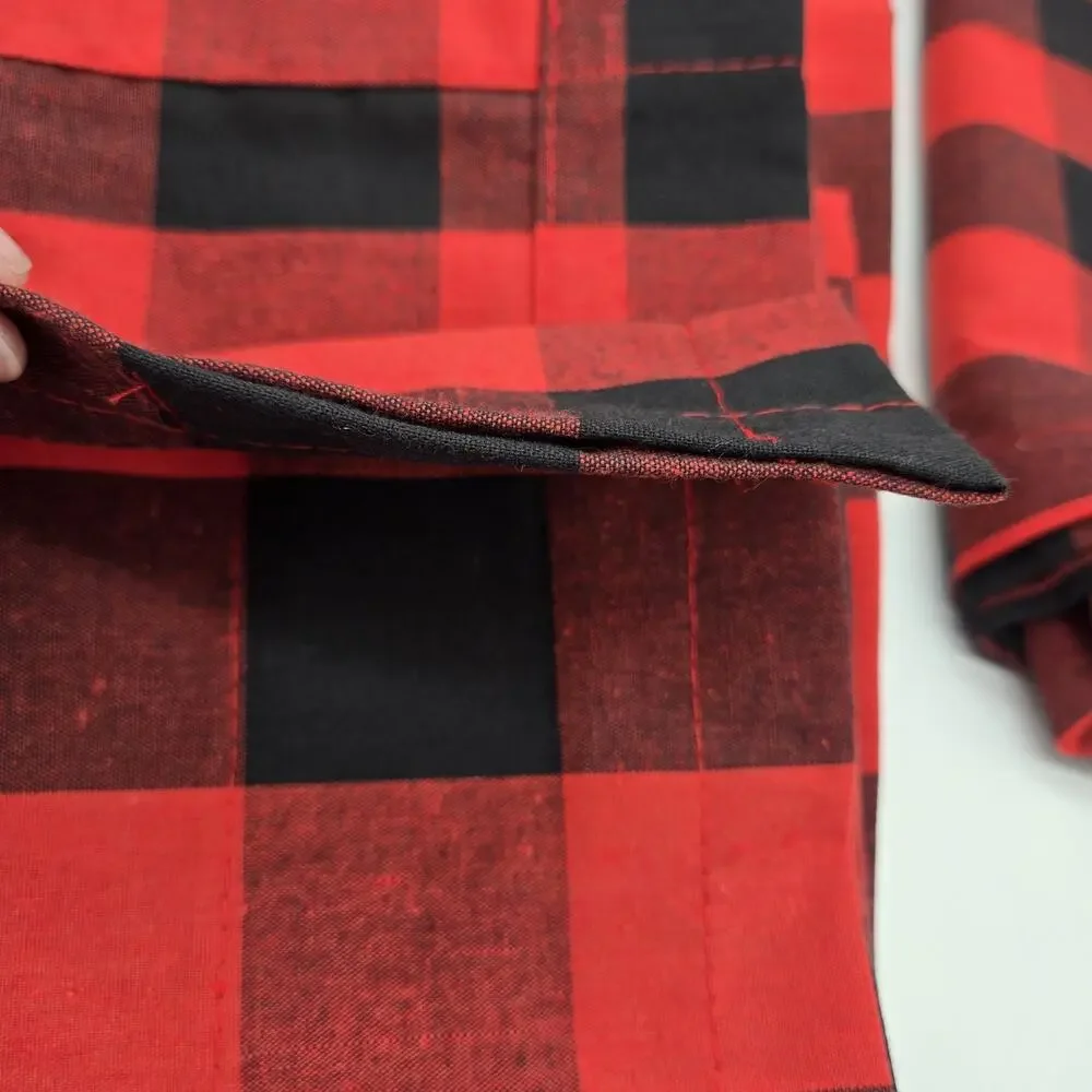 Buffalo Plaid Curtains 2 Panels 52x62